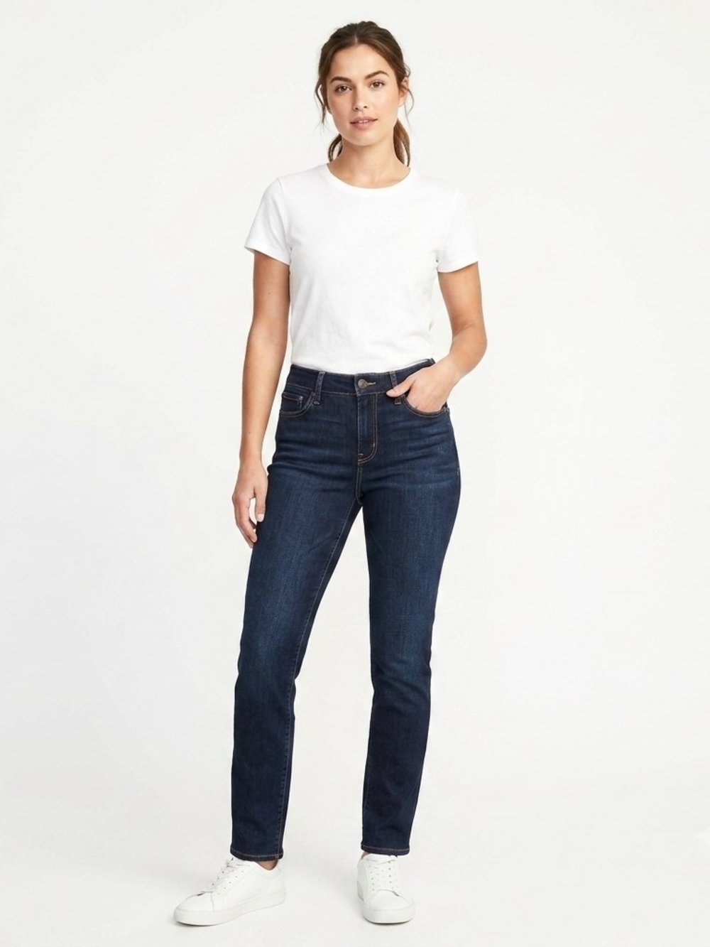 Old Navy High-Rise Straight Jeans Dark Wash NWT Size 6